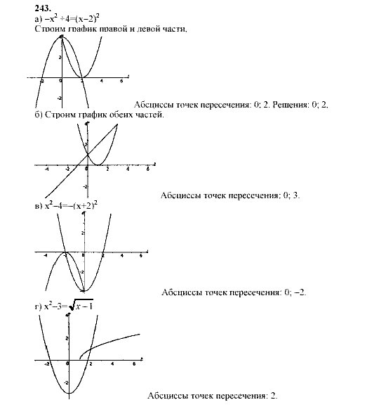 Алгебра, 9 класс, Мордкович А.Г. Мишустина Т.Н. Тульчинская Е.Е., 2003 - 2009, задание: 243