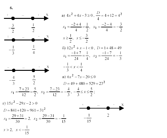Алгебра, 9 класс, Мордкович А.Г. Мишустина Т.Н. Тульчинская Е.Е., 2003 - 2009, задание: 6