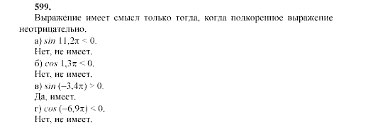 Алгебра, 9 класс, Мордкович А.Г. Мишустина Т.Н. Тульчинская Е.Е., 2003 - 2009, задание: 599