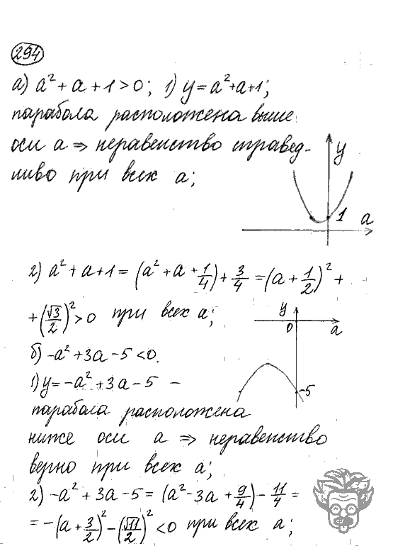 Алгебра, 9 класс, Дорофеев, Суворова, 2011 - 2015, задание: 294