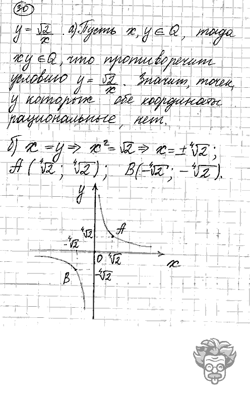 Алгебра, 9 класс, Дорофеев, Суворова, 2011 - 2015, задание: 30