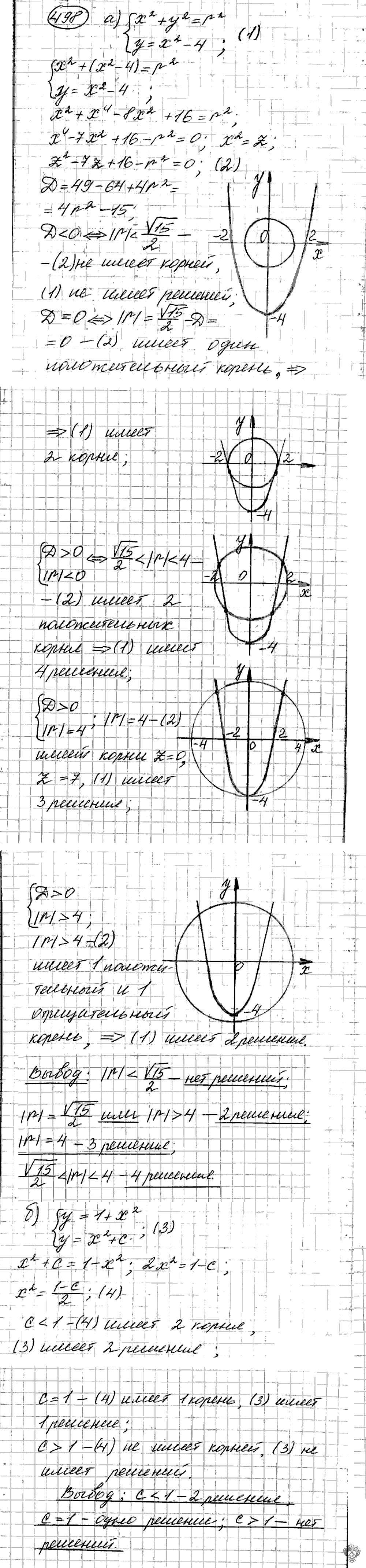 Алгебра, 9 класс, Дорофеев, Суворова, 2011 - 2015, задание: 498