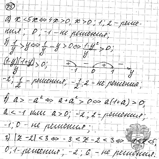Алгебра, 9 класс, Дорофеев, Суворова, 2011 - 2015, задание: 75
