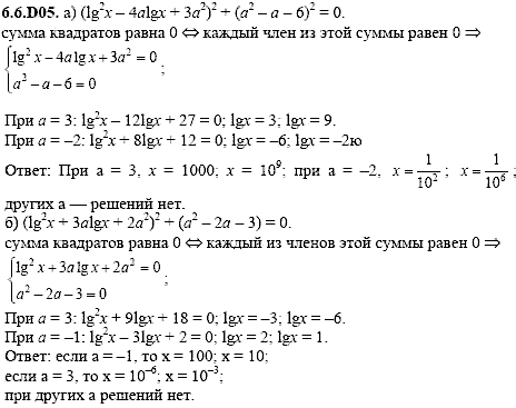 Сборник задач для аттестации, 9 класс, Шестаков С.А., 2004, задание: 6_6_D05