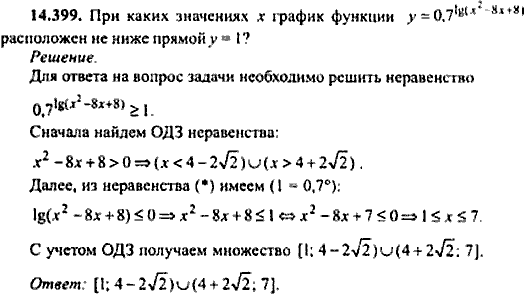 Сборник задач по математике, 9 класс, Сканави, 2006, задача: 14_399