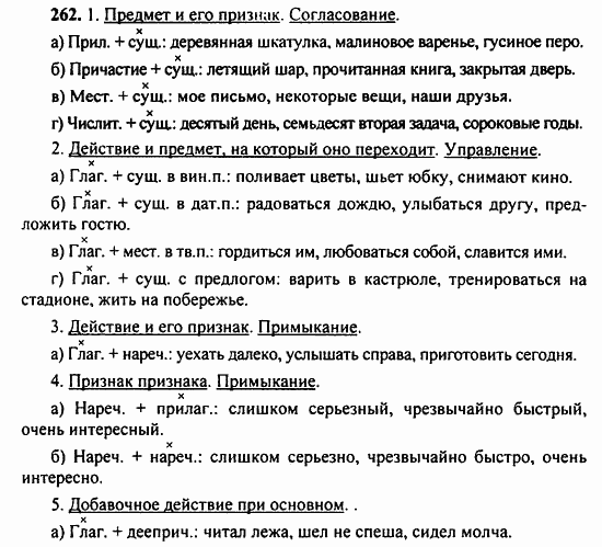 Русский язык, 9 класс, Бархударов, Крючков, 2008, Упражнения Задание: 262