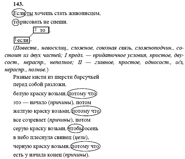 Русский язык, 9 класс, Тростенцова Л.А. Ладыженская Т.А., 2013 - 2015, задание: 143