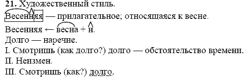 Русский язык, 9 класс, Тростенцова Л.А. Ладыженская Т.А., 2013 - 2015, задание: 21