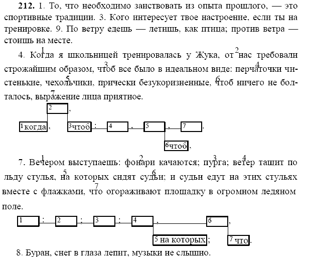Русский язык, 9 класс, Тростенцова Л.А. Ладыженская Т.А., 2013 - 2015, задание: 212