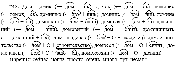 Русский язык, 9 класс, Тростенцова Л.А. Ладыженская Т.А., 2013 - 2015, задание: 245