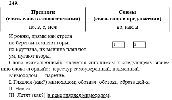 Русский язык, 9 класс, Тростенцова Л.А. Ладыженская Т.А., 2013 - 2015, задание: 249