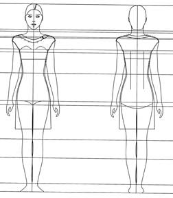 Курсовая работа по теме Разработка эскизов модели одежды на конкретного человека