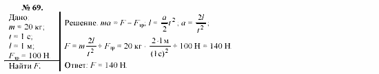Механика. Теория относительности. Электродинамика, 10 класс, Громов, Шаронова, 2001-2012, задачи и упражнения Задача: 69