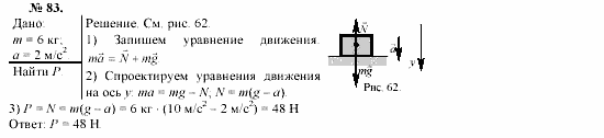 Механика. Теория относительности. Электродинамика, 10 класс, Громов, Шаронова, 2001-2012, задачи и упражнения Задача: 83