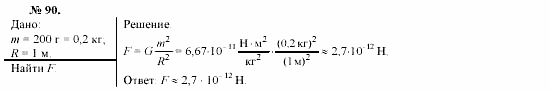 Механика. Теория относительности. Электродинамика, 10 класс, Громов, Шаронова, 2001-2012, задачи и упражнения Задача: 90