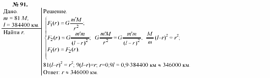 Механика. Теория относительности. Электродинамика, 10 класс, Громов, Шаронова, 2001-2012, задачи и упражнения Задача: 91