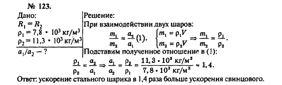 Физика, 10 класс, Рымкевич, 2001-2012, задача: 123