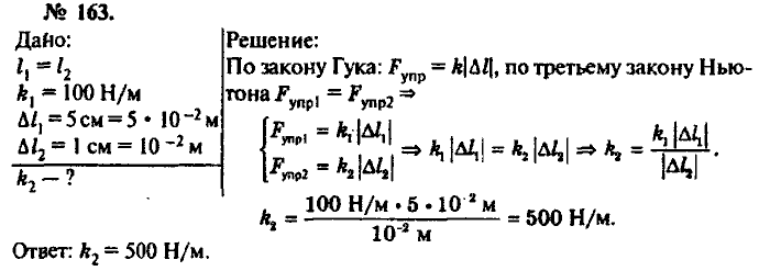 Физика, 10 класс, Рымкевич, 2001-2012, задача: 163