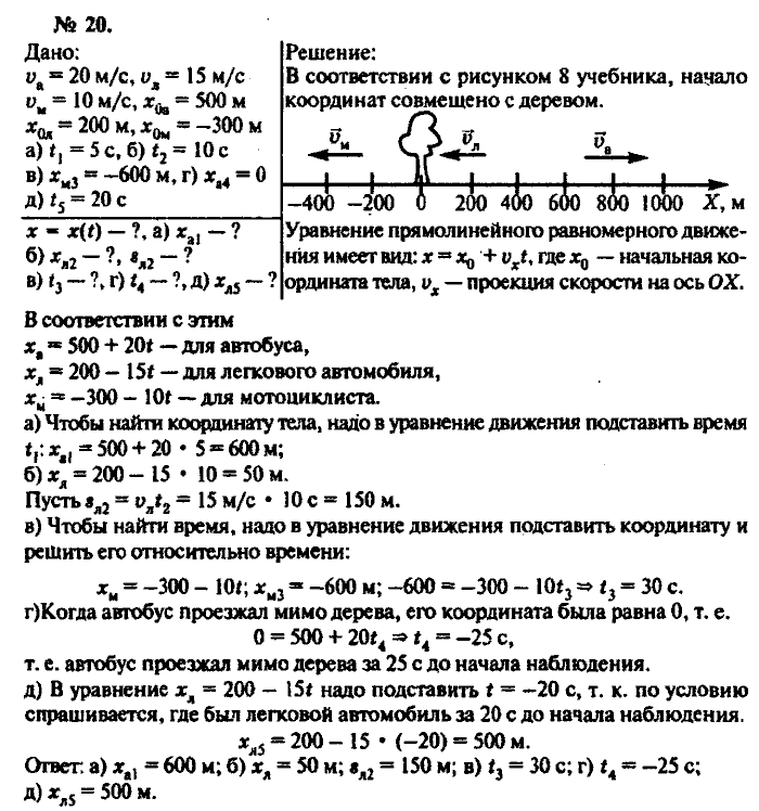 Физика, 10 класс, Рымкевич, 2001-2012, задача: 20