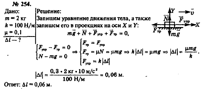 Физика, 10 класс, Рымкевич, 2001-2012, задача: 254