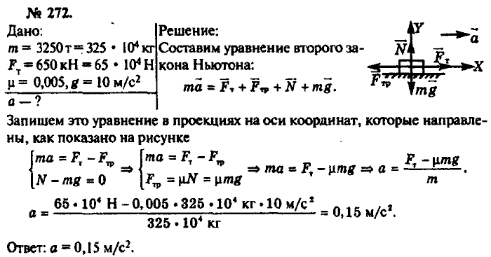 Физика, 10 класс, Рымкевич, 2001-2012, задача: 272