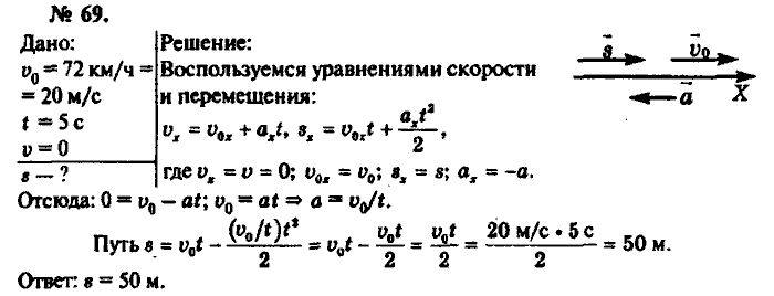 Физика, 10 класс, Рымкевич, 2001-2012, задача: 69