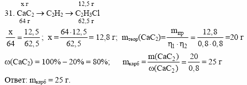 Дидактические материалы, 10 класс, Радецкий, Горшкова, 1999, Тема III, Работа 5 Задача: 31
