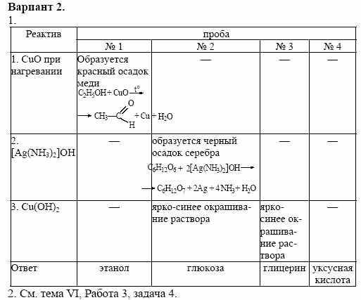 Дидактические материалы, 10 класс, Радецкий, Горшкова, 1999, Тема VIII, Работа 3 Задача: 2