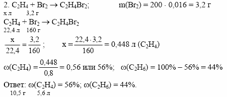 Дидактические материалы, 10 класс, Радецкий, Горшкова, 1999, Тема III, Работа 5 Задача: 2