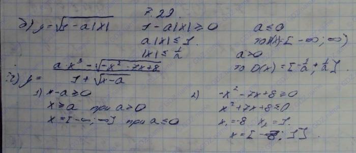 Алгебра, 10 класс, Мордкович, 2015, Номера Задание: 7.29