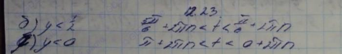 Алгебра, 10 класс, Мордкович, 2015, Номера Задание: 12.23