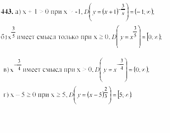 Начала анализа, 10 класс, А.Н. Колмогоров, 2001-2010, Глава IV. Показательная и логарифмическая функции Задача: 443