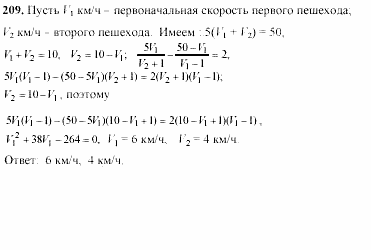 Начала анализа, 10 класс, А.Н. Колмогоров, 2001-2010, Глава V. Задачи на повторение Задача: 209