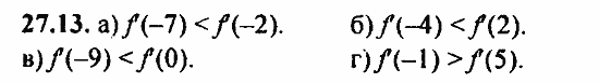 Задачник, 10 класс, А.Г. Мордкович, 2011 - 2015, § 27 Определение производной Задание: 27.13