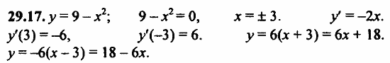 Задачник, 10 класс, А.Г. Мордкович, 2011 - 2015, § 29 Уравнение касательной к графику функции Задание: 29.17