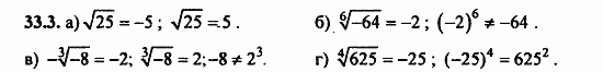 Задачник, 10 класс, А.Г. Мордкович, 2011 - 2015, Глава 6. Степени и корни. Степенные функции, § 33 Понятие корня n-й степени действительного числа Задание: 33.3