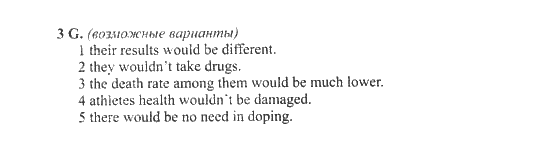 New Millennium English. Student's Book, 10 класс, Гроза О.Л. Дворецкая О.Б., 2013, unit 6, Урок 5-6 Задание: 3G