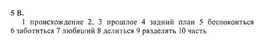 New Millennium English: Workbook, 10 класс, Гроза О.Л. Дворецкая О.Б., 2013, unit 5, Урок 1-2 Задание: 5B