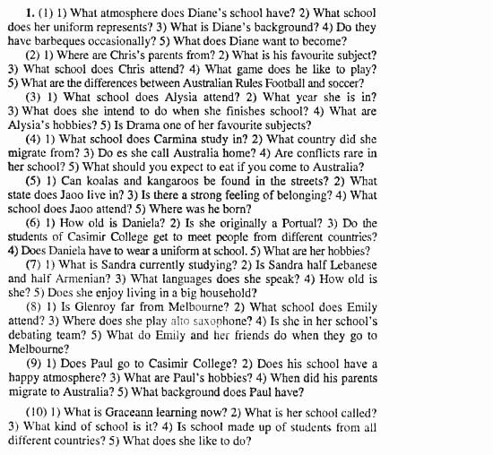 Happy English 3, 10 класс, Клементьева, Шэннон, 2001-2012, Рабочая тетрадь 2 Задание: 10_1
