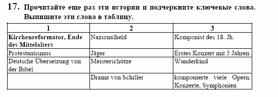 Немецкий язык, 10 класс, Воронина, Карелина, 2002, Nation Задание: 17