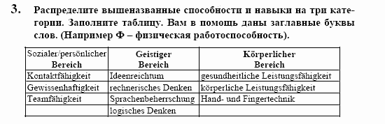 Немецкий язык, 10 класс, Воронина, Карелина, 2002, IM TREND DER ZEIT, Beruf Задание: 3