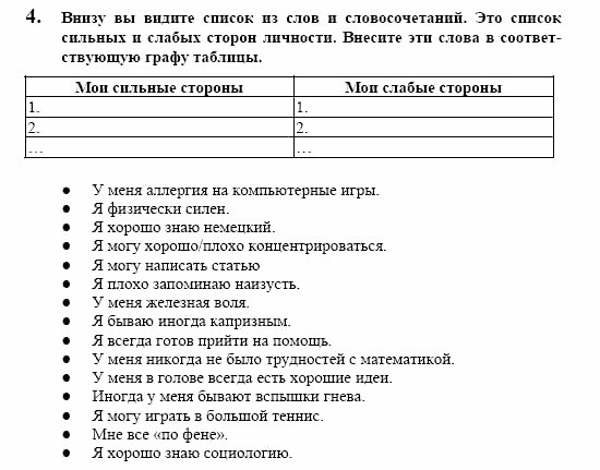 Немецкий язык, 10 класс, Воронина, Карелина, 2002, IM TREND DER ZEIT, Beruf Задание: 4