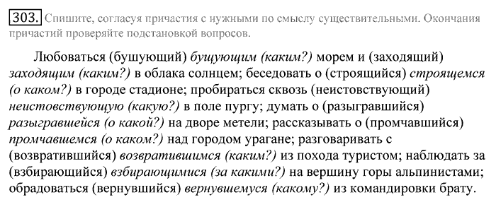 Русский язык, 10 класс, Греков, Крючков, Чешко, 2002-2011, задание: 303