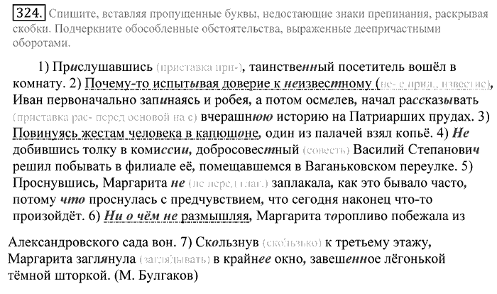 Русский язык, 10 класс, Греков, Крючков, Чешко, 2002-2011, задание: 324