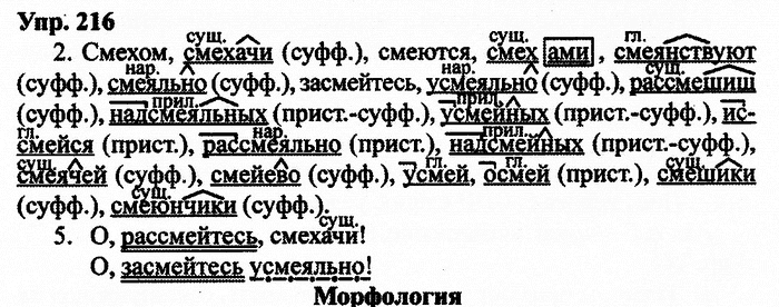 Русский язык, 10 класс, Дейкина, Пахнова, 2009, задание: 216