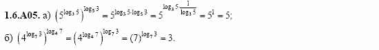 ГДЗ Алгебра и начала анализа: Сборник задач для ГИА, 11 класс, С.А. Шестакова, 2004, задание: 1_6_A05