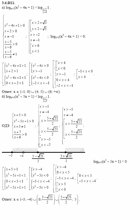ГДЗ Алгебра и начала анализа: Сборник задач для ГИА, 11 класс, С.А. Шестакова, 2004, задание: 3_6_D11