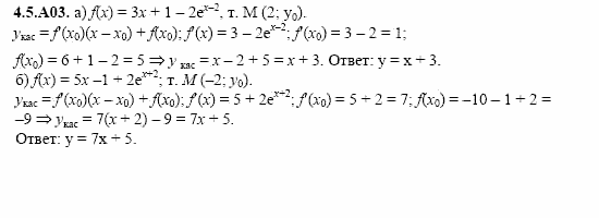 ГДЗ Алгебра и начала анализа: Сборник задач для ГИА, 11 класс, С.А. Шестакова, 2004, задание: 4_5_A03