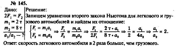 Задачник, 11 класс, Рымкевич, 2001-2013, задача: 145