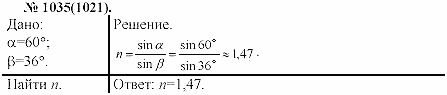 Задачник, 11 класс, А.П.Рымкевич, 2003, задание: 1035